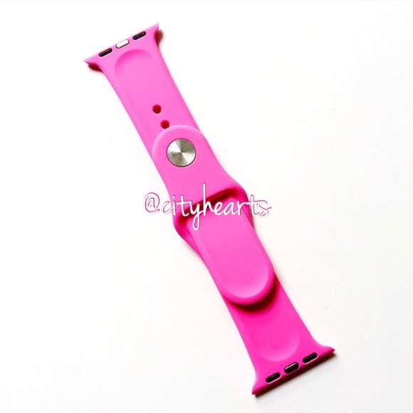 NEW Hot Barbie Pink Apple Watch Sport Band - Picture 3 of 5
